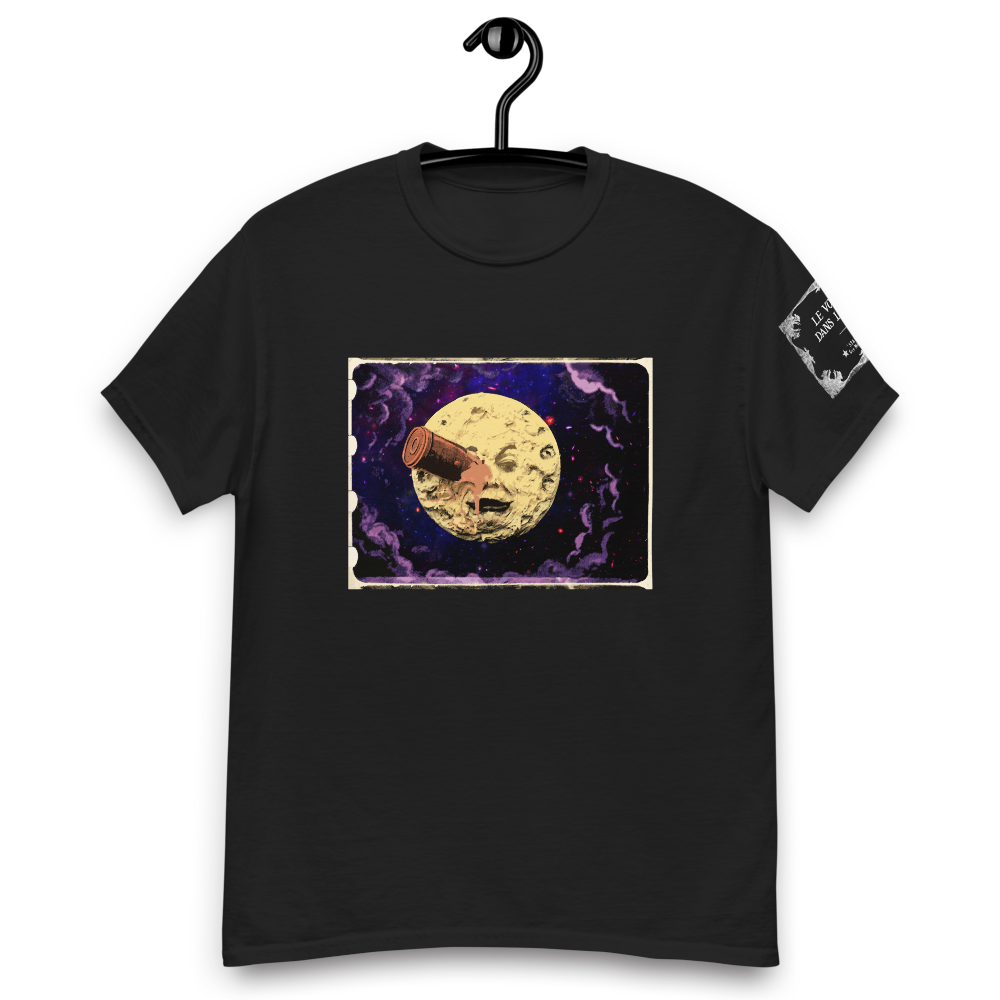 A Trip to the Moon Georges Méliès Heavyweight Black T-Shirt (100% ...