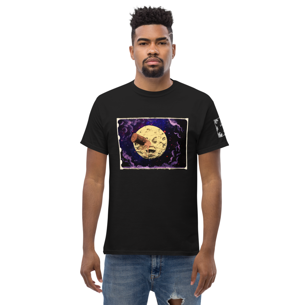 A Trip to the Moon Georges Méliès Heavyweight Black T-Shirt (100% ...