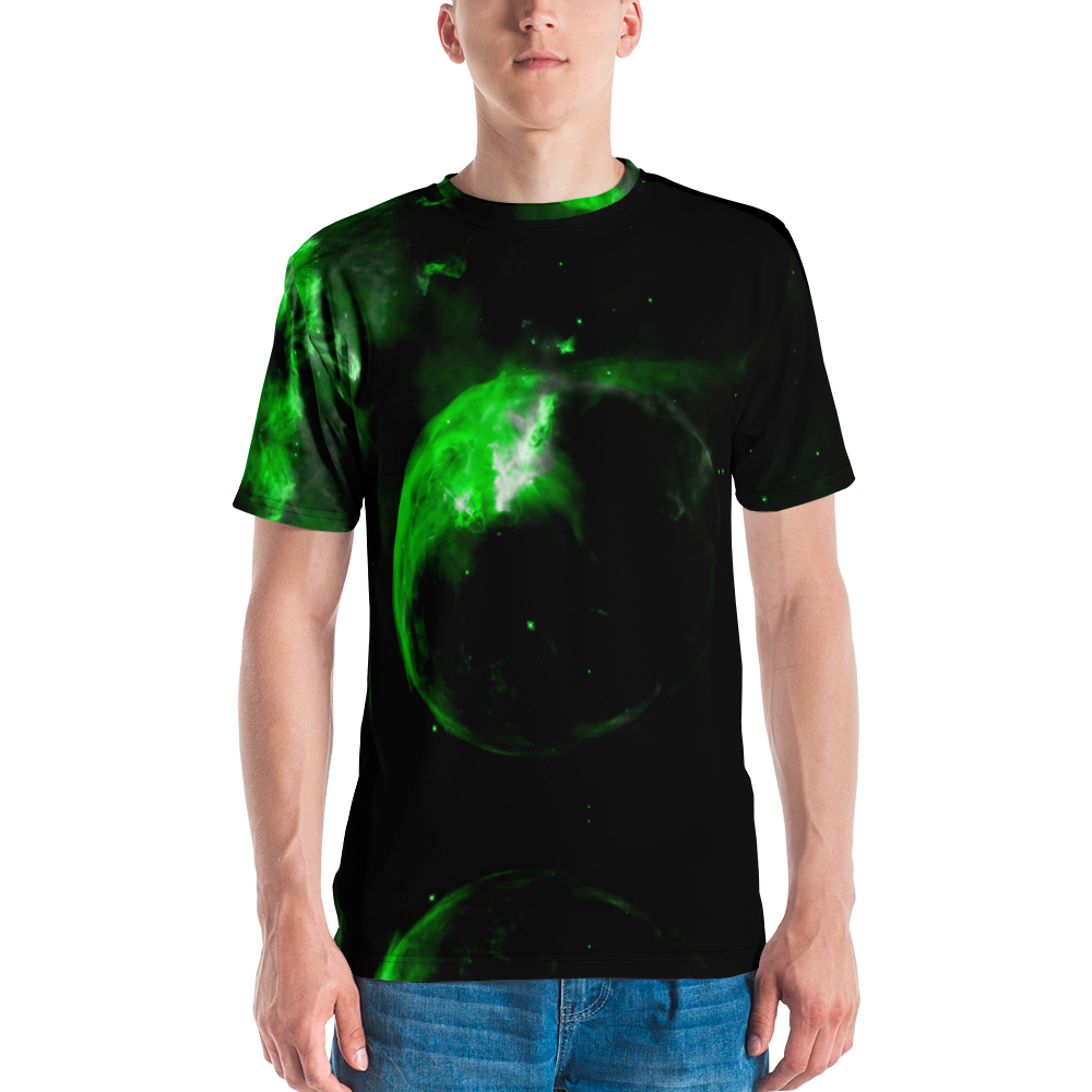 Bubble Nebula NGC 7635 Emerald Neon Green T-Shirt – Aerospace Suits