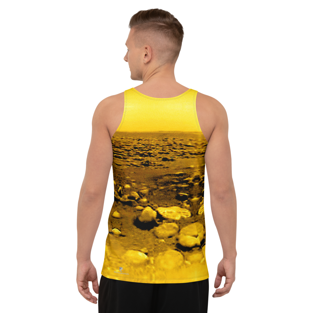 Titan’s Surface by Huygens Spacecraft Yellow Tank Top – Aerospace Suits
