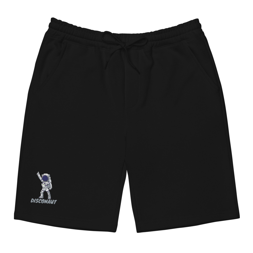 Disconaut Embroidered Fleece Black Shorts – Aerospace Suits