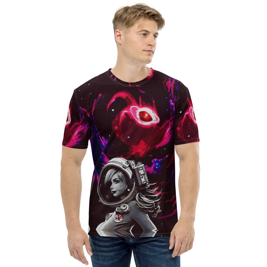 Neo Astronaut Departing Nebula T-Shirt – Aerospace Suits