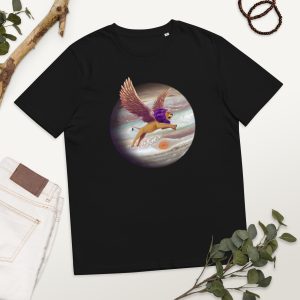 Space Lion of Saint Mark Unisex organic cotton t-shirt